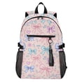 thumbnail image 1 of JIALIOU 14" Laptop Backpack Waterproof Airline Approved Stylish Casual Daypack for Travel Business College Work, Differently Cartoon Bow, 1 of 8