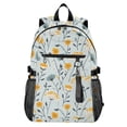 thumbnail image 1 of JIALIOU 14" Laptop Backpack Waterproof Airline Approved Stylish Casual Daypack for Travel Business College Work, Scattered Dandilion Floral, 1 of 8