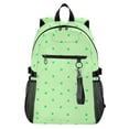 thumbnail image 1 of JIALIOU 14" Laptop Backpack Waterproof Airline Approved Stylish Casual Daypack for Travel Business College Work, Soft Green Polka Dot, 1 of 8