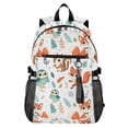 thumbnail image 1 of JIALIOU 14" Laptop Backpack Waterproof Airline Approved Stylish Casual Daypack for Travel Business College Work, Squirrel Fox Owl Leaf, 1 of 8