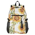 thumbnail image 1 of JIALIOU 14" Laptop Backpack Waterproof Airline Approved Stylish Casual Daypack for Travel Business College Work, Sunflower and Bamboo, 1 of 8