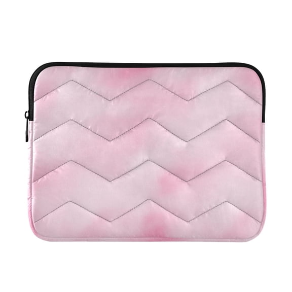 JIALIOU Laptop Sleeve Case with Zipper 13-13.3/15-16 Inch Compatible with MacBook HP Lenovo Dell ASUS Acer, Dreamy Pastel Pink