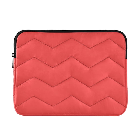 JIALIOU Laptop Sleeve Case with Zipper 13-13.3/15-16 Inch Compatible with MacBook HP Lenovo Dell ASUS Acer, Light Red