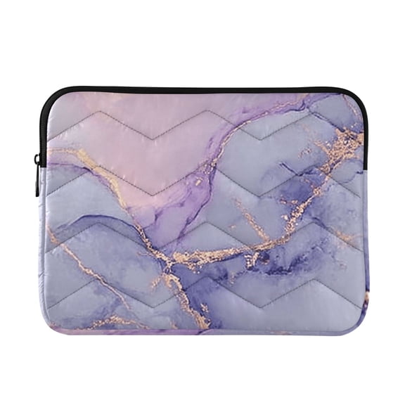 JIALIOU Laptop Sleeve Case with Zipper 13-13.3/15-16 Inch Compatible with MacBook HP Lenovo Dell ASUS Acer, Lilac Marble