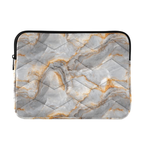 JIALIOU Laptop Sleeve Case with Zipper 13-13.3/15-16 Inch Compatible with MacBook HP Lenovo Dell ASUS Acer, Marble Texture