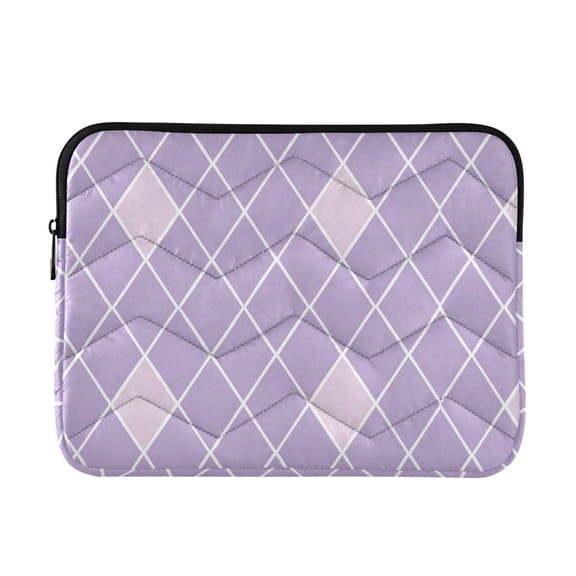 JIALIOU Laptop Sleeve Case with Zipper 13-13.3/15-16 Inch Compatible with MacBook HP Lenovo Dell ASUS Acer, Purple Block