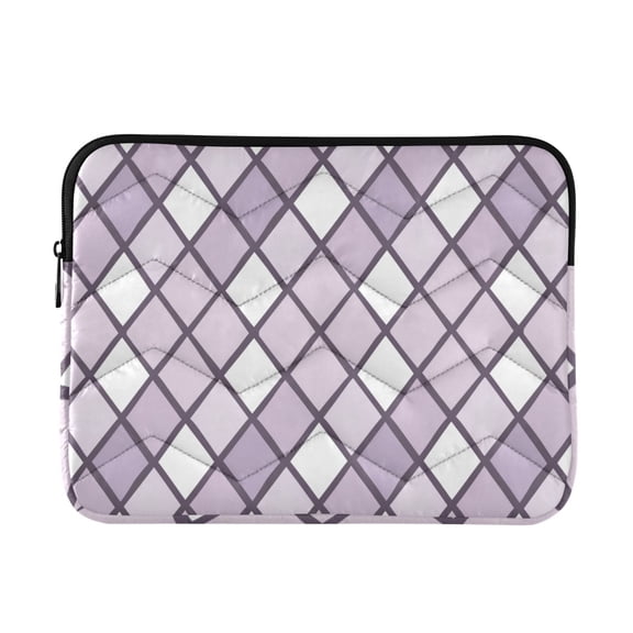 JIALIOU Laptop Sleeve Case with Zipper 13-13.3/15-16 Inch Compatible with MacBook HP Lenovo Dell ASUS Acer, Violet Block