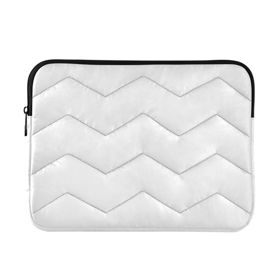 JIALIOU Laptop Sleeve Case with Zipper 13-13.3/15-16 Inch Compatible with MacBook HP Lenovo Dell ASUS Acer, White