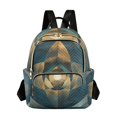 thumbnail image 1 of JIALIOU Mini Backpack Purse for Women Quilted Casual Daypack Small Travel Shoulder Bag, Abstract Clear Cerulean Geometric, 1 of 7
