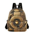 thumbnail image 1 of JIALIOU Mini Backpack Purse for Women Quilted Casual Daypack Small Travel Shoulder Bag, Abstract Olive Brown Geometric, 1 of 7