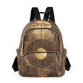 thumbnail image 1 of JIALIOU Mini Backpack Purse for Women Quilted Casual Daypack Small Travel Shoulder Bag, Abstract Wood Geometric, 1 of 7