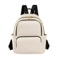 thumbnail image 1 of JIALIOU Mini Backpack Purse for Women Quilted Casual Daypack Small Travel Shoulder Bag, Apricot, 1 of 7