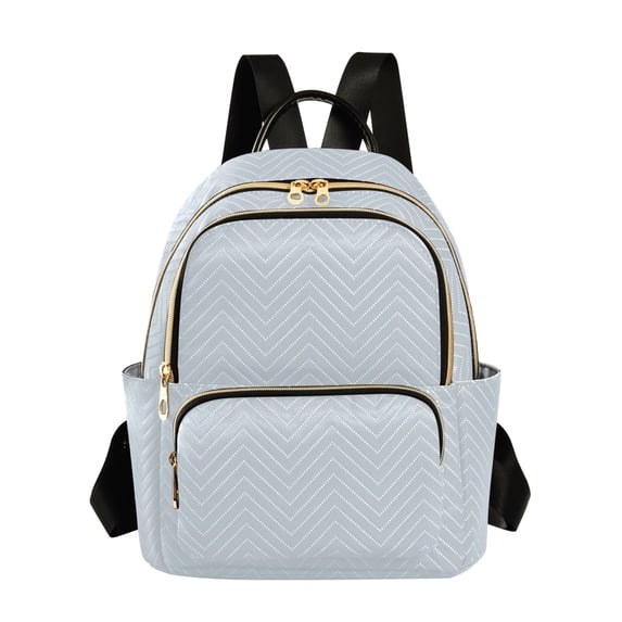 JIALIOU Mini Backpack Purse for Women Quilted Casual Daypack Small Travel Shoulder Bag, Baby Blue