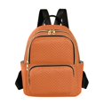 thumbnail image 1 of JIALIOU Mini Backpack Purse for Women Quilted Casual Daypack Small Travel Shoulder Bag, Burnt Orange, 1 of 7