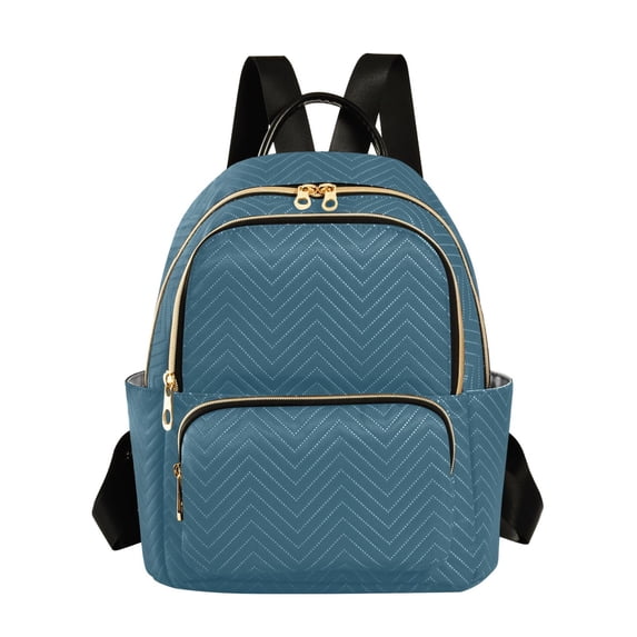 JIALIOU Mini Backpack Purse for Women Quilted Casual Daypack Small Travel Shoulder Bag, Deep Teal