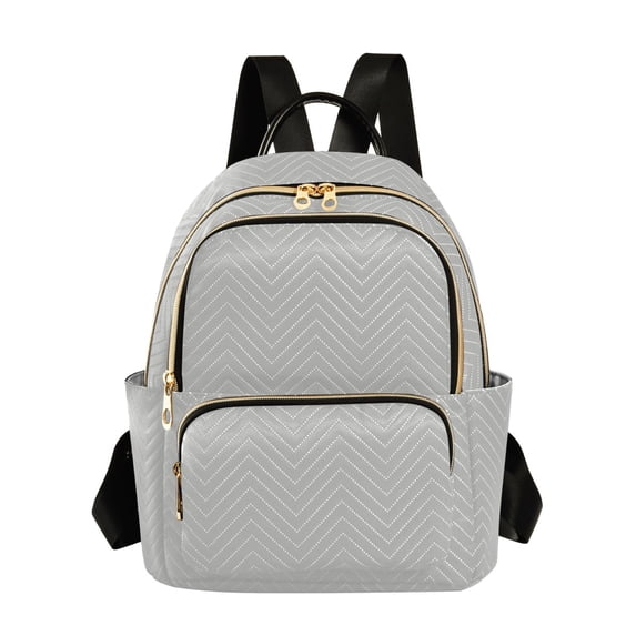 JIALIOU Mini Backpack Purse for Women Quilted Casual Daypack Small Travel Shoulder Bag, Gray