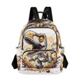 thumbnail image 1 of JIALIOU Mini Backpack Purse for Women Quilted Casual Daypack Small Travel Shoulder Bag, Orange Cute Dinosaur, 1 of 7