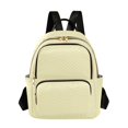 thumbnail image 1 of JIALIOU Mini Backpack Purse for Women Quilted Casual Daypack Small Travel Shoulder Bag, Pale Yellow, 1 of 7