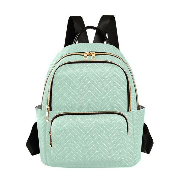 JIALIOU Mini Backpack Purse for Women Quilted Casual Daypack Small Travel Shoulder Bag, Pastel Green