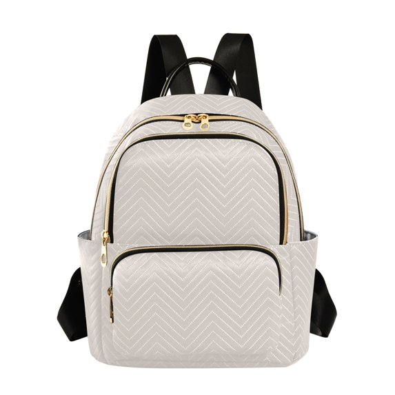 JIALIOU Mini Backpack Purse for Women Quilted Casual Daypack Small Travel Shoulder Bag, Sand