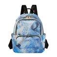 thumbnail image 1 of JIALIOU Mini Backpack Purse for Women Quilted Casual Daypack Small Travel Shoulder Bag, White Wolf with Gems, 1 of 7
