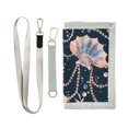 thumbnail image 1 of JIALIOU Nylon Trifold Card Wallet with ID Window Zipper Pocket for Men Women Teen Beautiful Shell Necklaces, 1 of 7