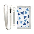 thumbnail image 1 of JIALIOU Nylon Trifold Card Wallet with ID Window Zipper Pocket for Men Women Teen Different Size Trian, 1 of 7