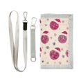 thumbnail image 1 of JIALIOU Nylon Trifold Card Wallet with ID Window Zipper Pocket for Men Women Teen Disco Balls Wear Santa Hats, 1 of 7