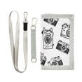 thumbnail image 1 of JIALIOU Nylon Trifold Card Wallet with ID Window Zipper Pocket for Men Women Teen Hand Drawn Camera, 1 of 7