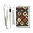 thumbnail image 1 of JIALIOU Nylon Trifold Card Wallet with ID Window Zipper Pocket for Men Women Teen Skull Star Card, 1 of 7