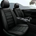 JIAMAOXIN Car Front Seat Covers Fuax Leather Seat Covers Cushion Protector for Subaru Crosstrek