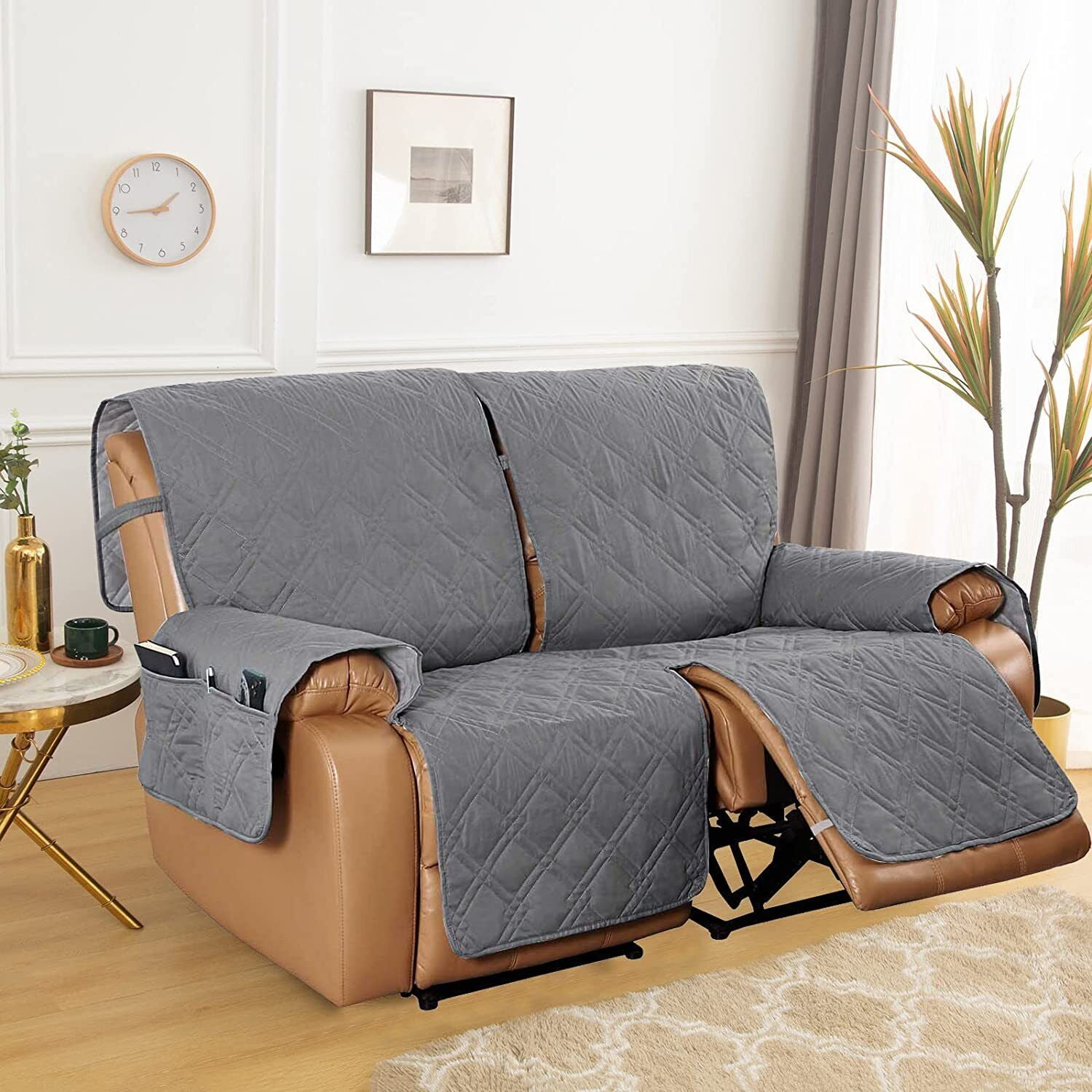 JIAN YA NA 2 Seater Recliner Sofa Cover,Reclining Couch SlipcoversChair ...