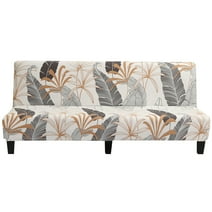 JIAN YA NA Armless Sofa Bed Cover Futon Stretch Slipcover Elastic Full Folding Couch Cover