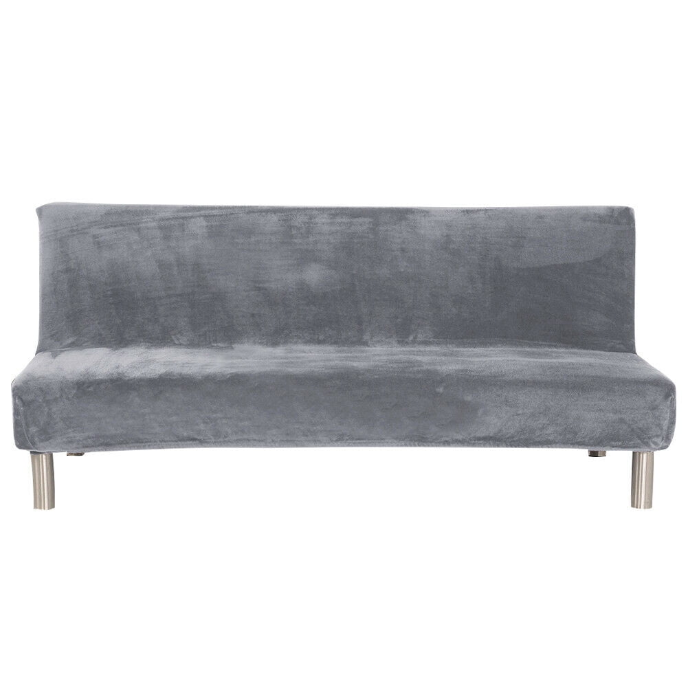 JIAN YA NA Armless Sofa Bed Cover Polyester Spandex Stretch Futon Slipcover Protector Elastic Full Folding Couch Sofa Shield