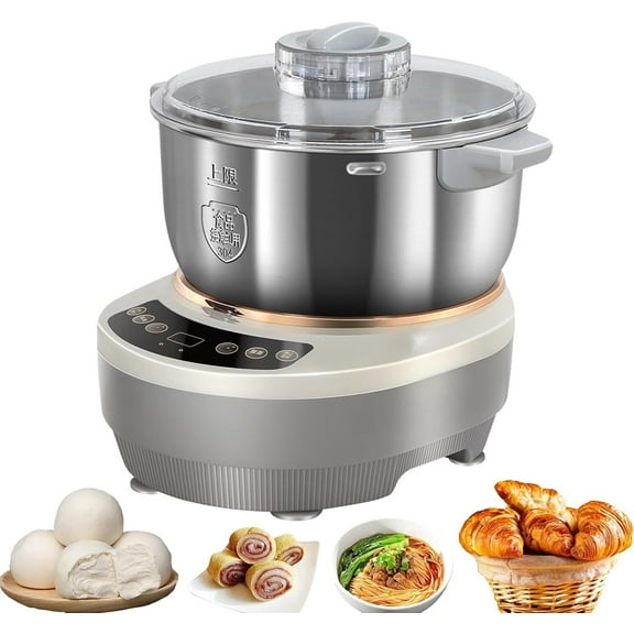 JIAN YA NA Electric Dough Mixer with Ferment Function, Microcomputer Timing Auto Kneading Dough Machine, 7.0 L