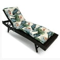 thumbnail image 1 of JIAN YA NA Lounge Chaise Chair Cushion Outdoor Indoor Seating Cushions Rocking Chair Padded with Ties (Hawaiian), 1 of 10