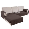 thumbnail image 1 of JIAN YA NA Sectional Couch Covers Waterproof L Shape Sofa Cover 2-Piece Reversible Couch Slipcover with Chaise Lounge Cover Furniture Protector Sofa Slipcovers for Pets Dog Cat (Large, Chocolate), 1 of 9