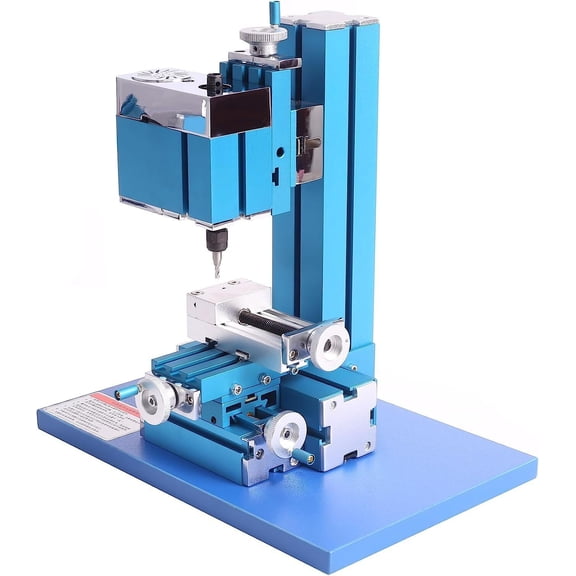 JIAN YA NA Universal Mini Metal Lathe Milling Machine Motorized Metalworking DIY Tool 36W