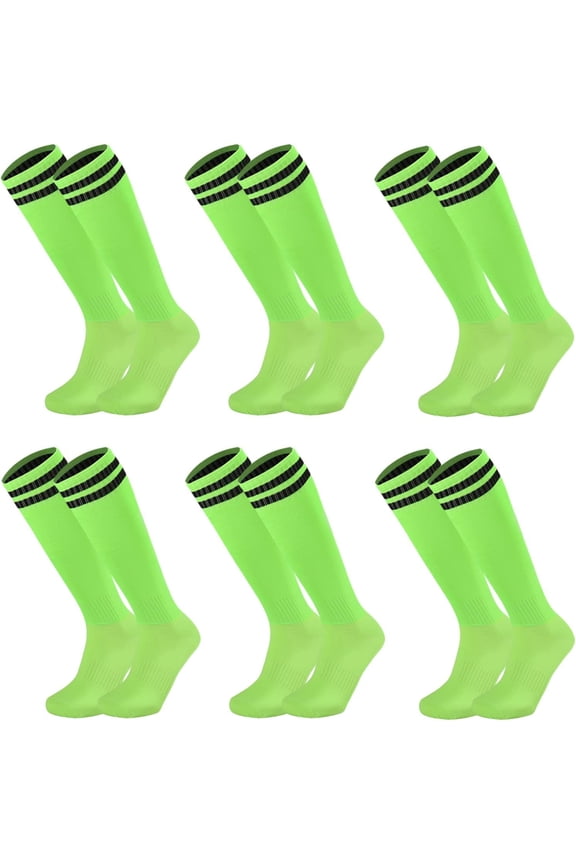Women's Extra Long Opaque Striped Over Knee Thigh High Stockings Socks