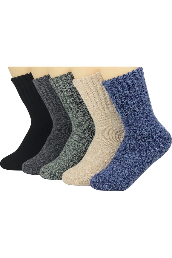 4 Pairs Women's Thigh High Socks Cable Knitted Over the Knee Socks Long Leg Warm Winter Boot Stocking for Women