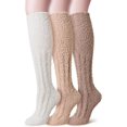 thumbnail image 1 of JIANFANG Fuzzy Socks for Women 3 Pairs Knee High Fluffy Soft Warm Stocking Cozy Slipper Plush Winter Long Christmas Socks, 1 of 6