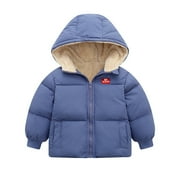 JIANJIA Toddler Boys Coats & Jackets Solid Color Bear Ears Hooded Sleeveless Lightweight Thicken Vest Autumn Winter Outerwear Sportwear