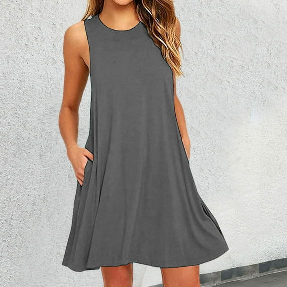 JIANJIA Casual Dresses For Women Baggy Dress Activewear