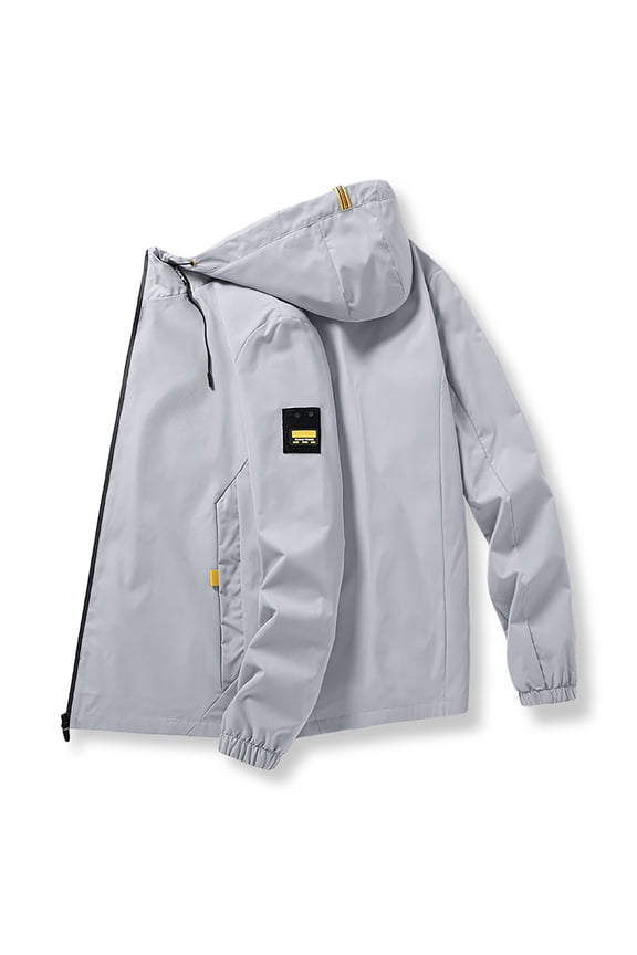 Mens Coats And Jackets Solid Color Down Liner Thicken Hooded Long Sleeve Cardigan Autumn Winter Outerwear Daily-Wear