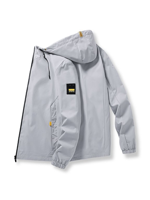 Mens Coats And Jackets Solid Color Down Liner Thicken Hooded Long Sleeve Cardigan Autumn Winter Outerwear Daily-Wear