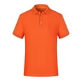 thumbnail image 1 of JIANJIA Mens Polo Shirts Autumn Winter Short Sleeve Collared Casual Wo Pocket Tops Sportwear, 1 of 2