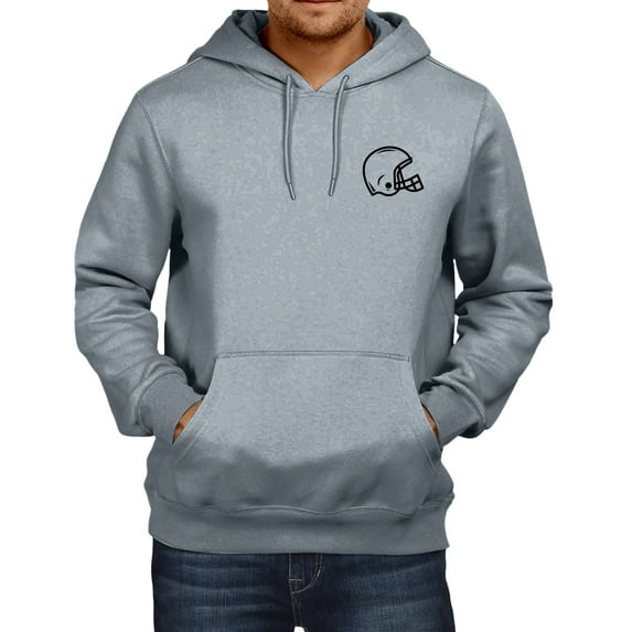 JIANJIA Mens T-Shirts Football Graphic Baggy Hoodies Long Sleeve Loose Fit Comfy Autumn Winter Tops Daily-Wear