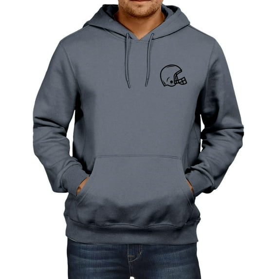 JIANJIA Mens T-Shirts Football Graphic Baggy Hoodies Long Sleeve Loose Fit Comfy Autumn Winter Tops Holiday Wear