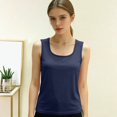 thumbnail image 1 of JIANLAI Women Ribbed Sleeveless Tank Top, Crew Neck Casual Basic Knit, Lightweight Summer Undershirt, 1 of 6