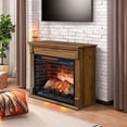 JIAOBAI Electric Fireplace with Mantel, 28in 1500W 11 Temperature